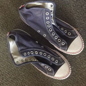 Navy Blue PF Flyer high tops